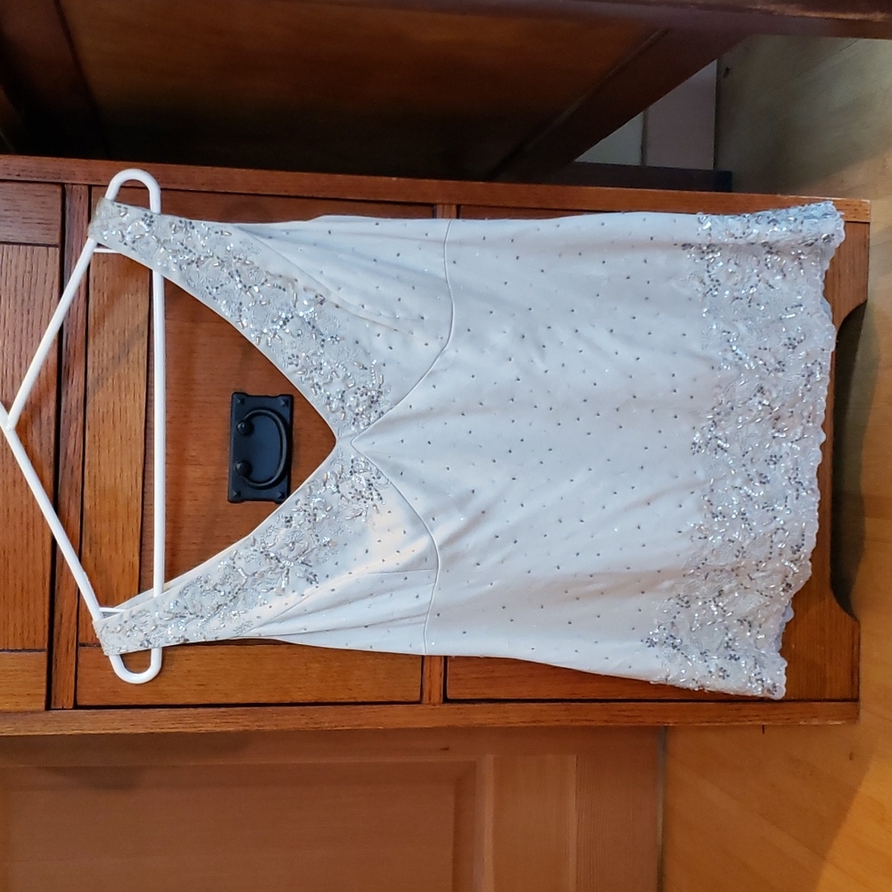 Beaded Silk Top